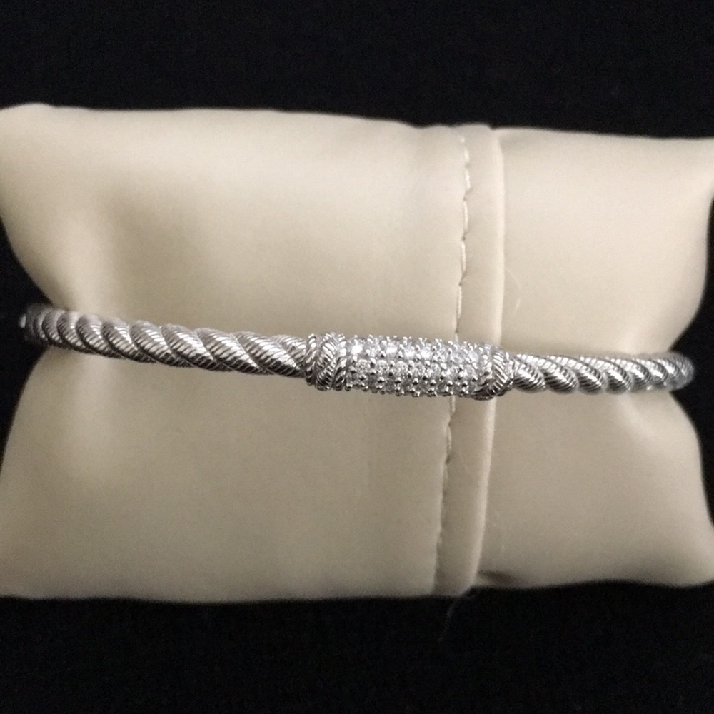 Judith Ripka Silver/ Diamonique Braclets